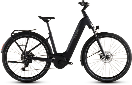 Produktbild: Cube Touring Hybrid ONE 600 coal´n´chrome, Seitenansicht (weißer Hintergrund)
