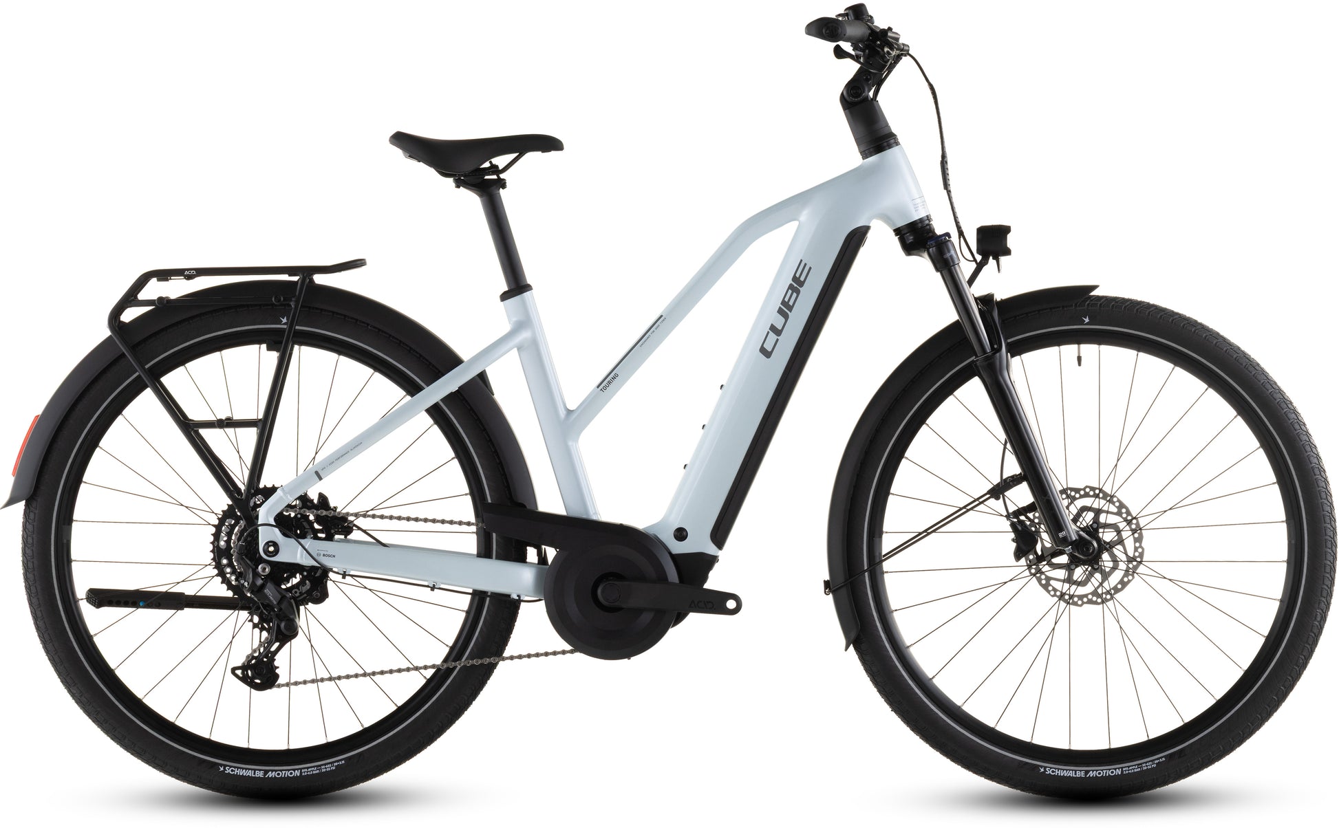 Produktbild: Cube Touring Hybrid ONE 600 glacier´n´reflex, Seitenansicht (weißer Hintergrund)