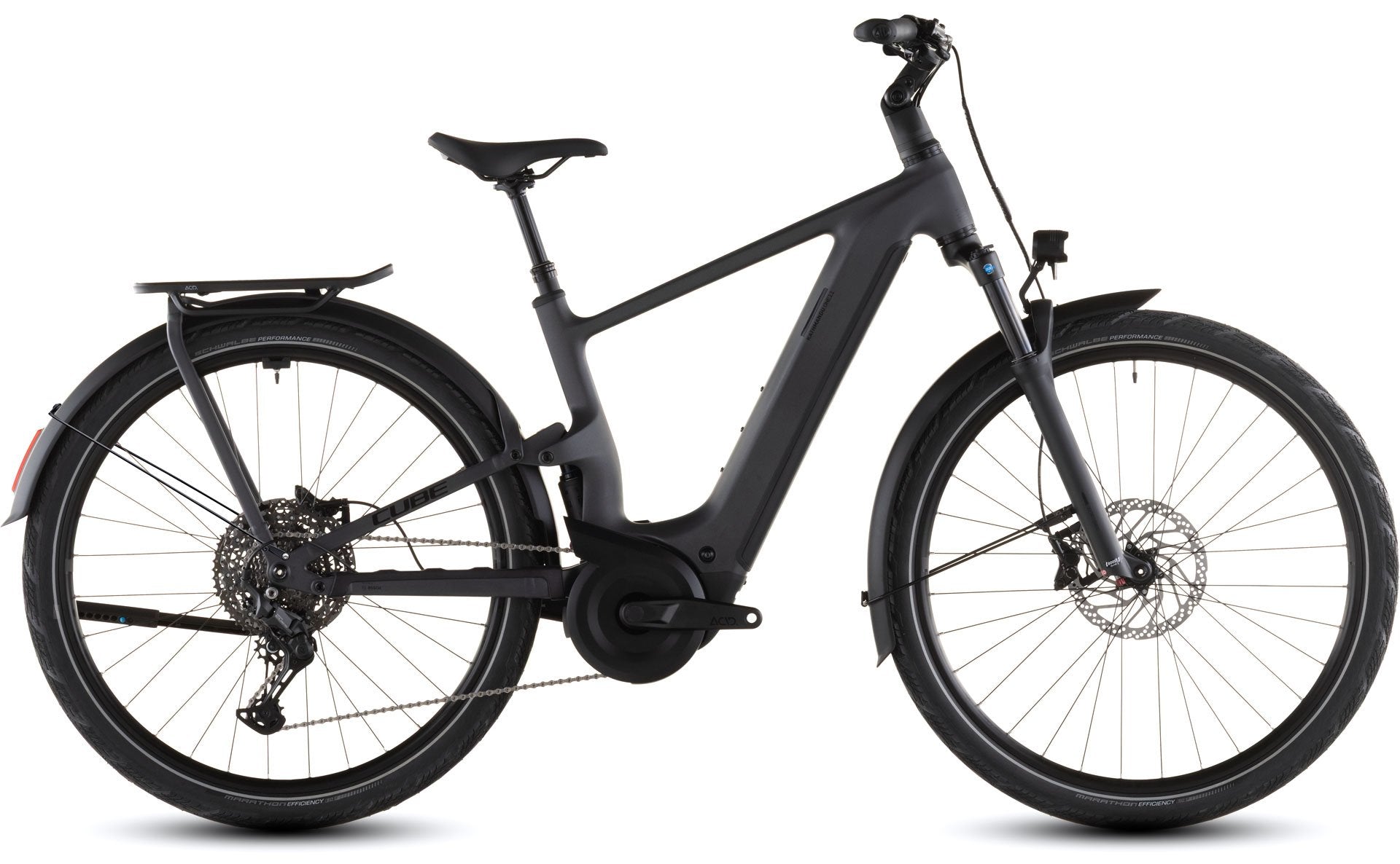 Produktbild: Cube Kathmandu Hybrid ONE11 HPC Pro 800 slabgrey´n´black, Seitenansicht (weißer Hintergrund)