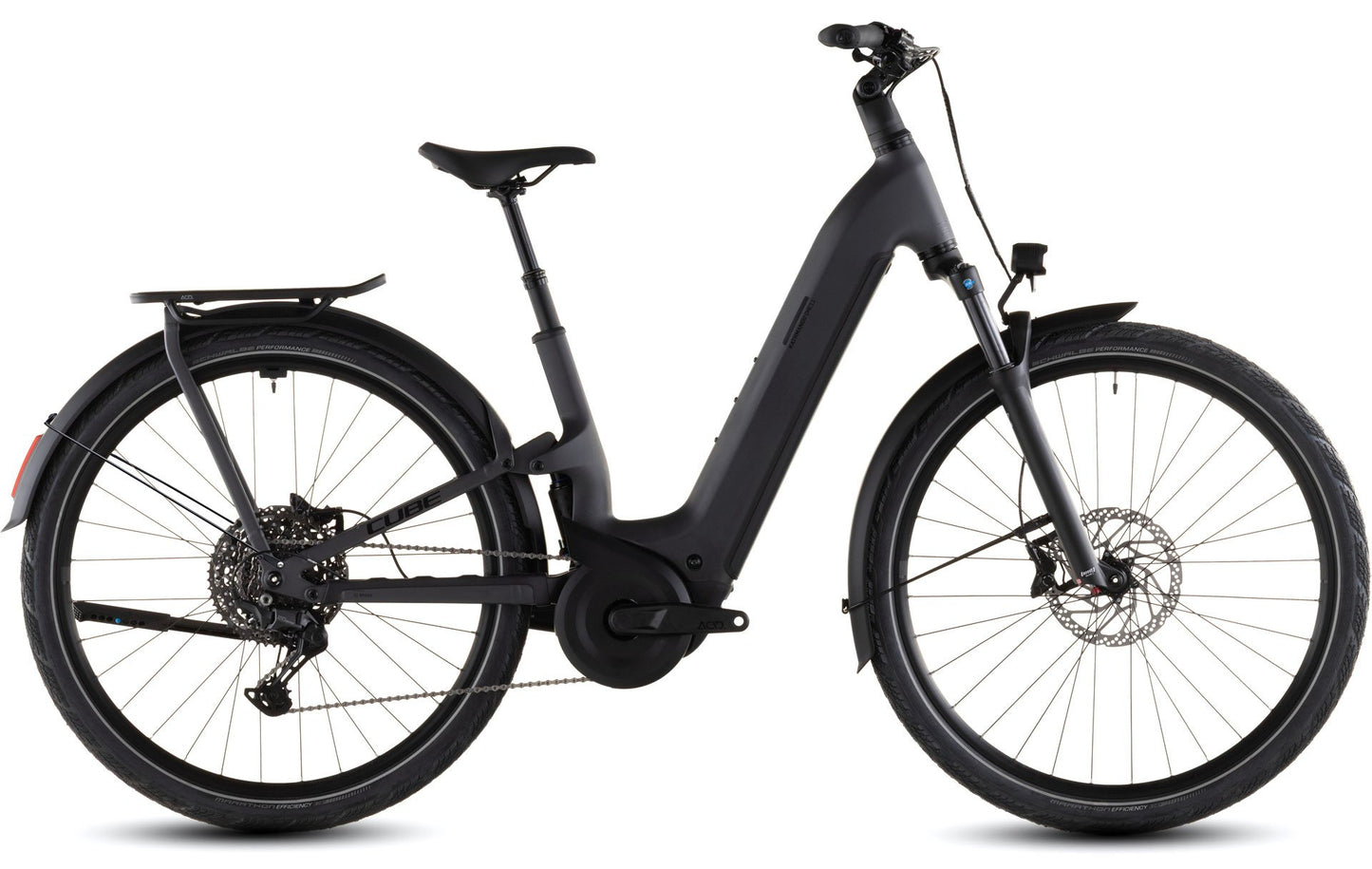 Produktbild: Cube Kathmandu Hybrid ONE11 HPC Pro 800 slabgrey´n´black, Seitenansicht (weißer Hintergrund)
