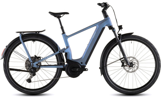 Produktbild: Cube Kathmandu Hybrid ONE11 HPC Pro 800 hazeblue´n´blue, Seitenansicht (weißer Hintergrund)