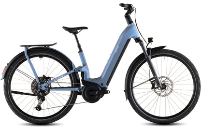 Produktbild: Cube Kathmandu Hybrid ONE11 HPC Pro 800 hazeblue´n´blue, Seitenansicht (weißer Hintergrund)