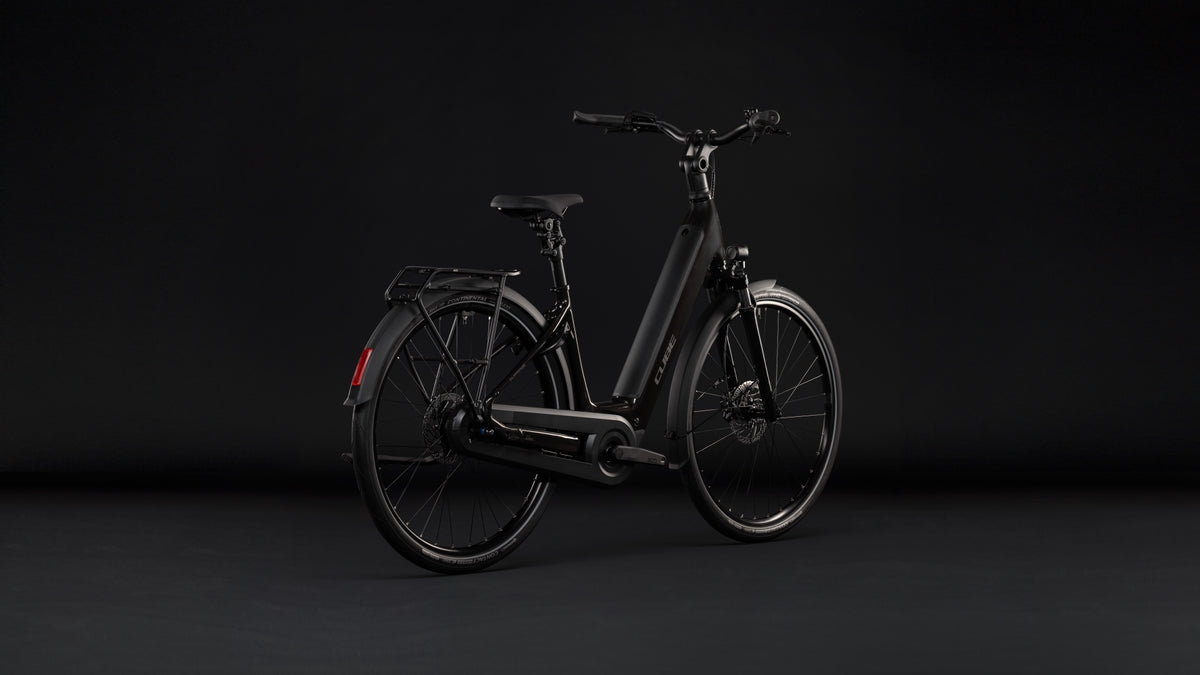 CUBE Supreme Hybrid Comfort ONE 600 Easy Entry E-Cityrad 2027, Detailansicht