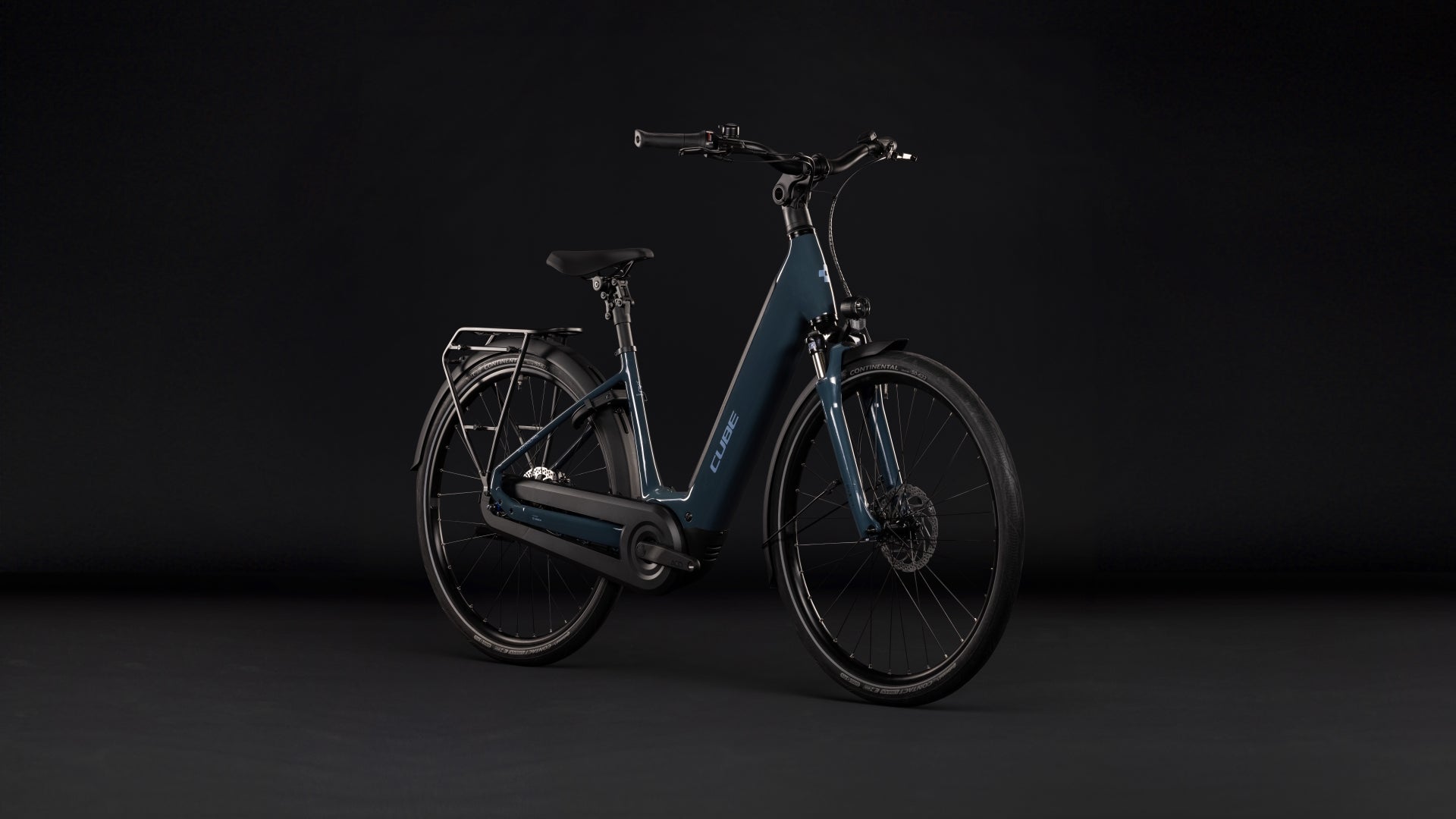 CUBE Supreme Hybrid Comfort ONE 600 Easy Entry E-Cityrad 2027, Detailansicht