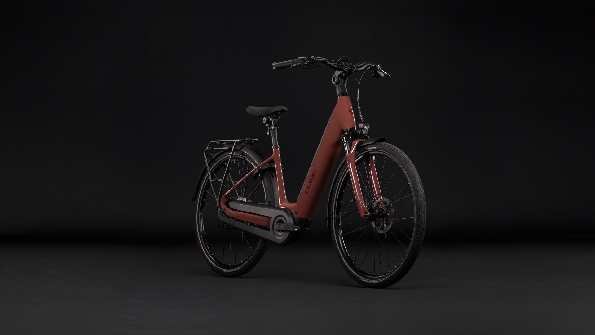 CUBE Supreme Hybrid Comfort Pro 600 Easy Entry E-Cityrad 2027, Detailansicht