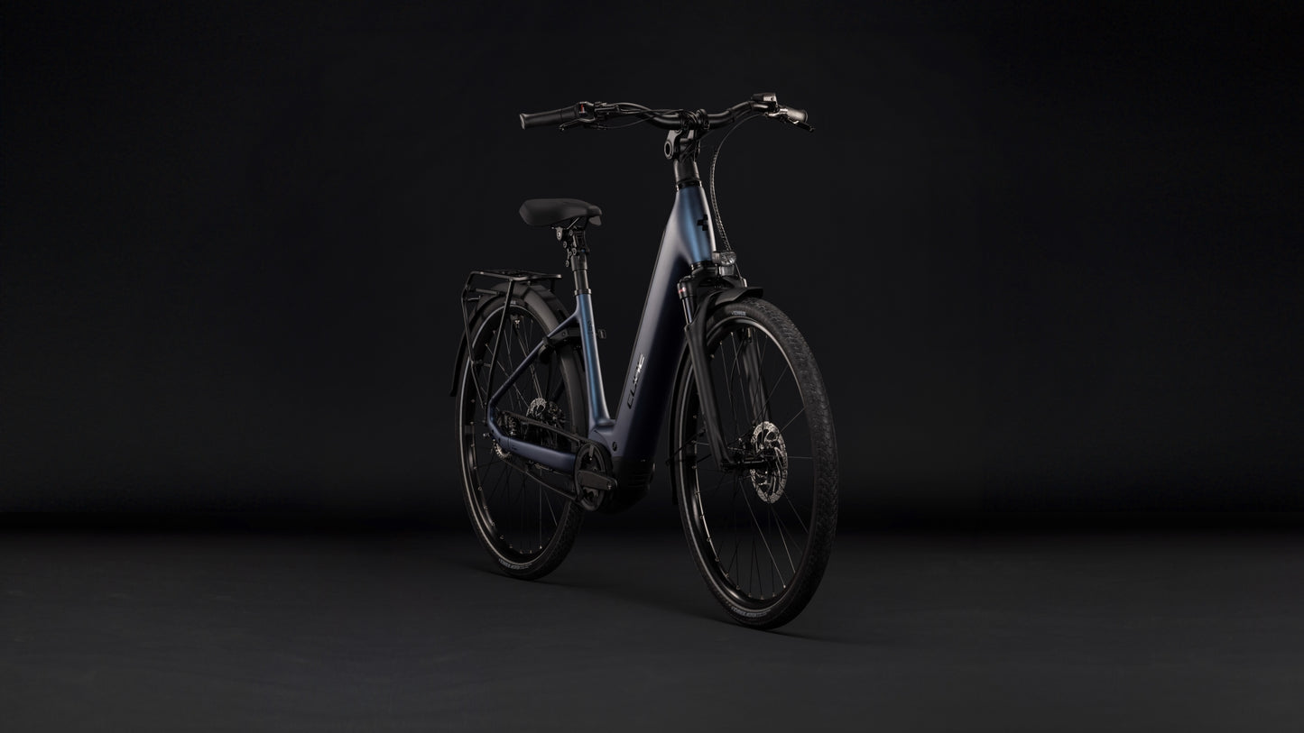 CUBE Supreme Hybrid Deluxe ONE 600 Easy Entry E-Cityrad 2027, Detailansicht