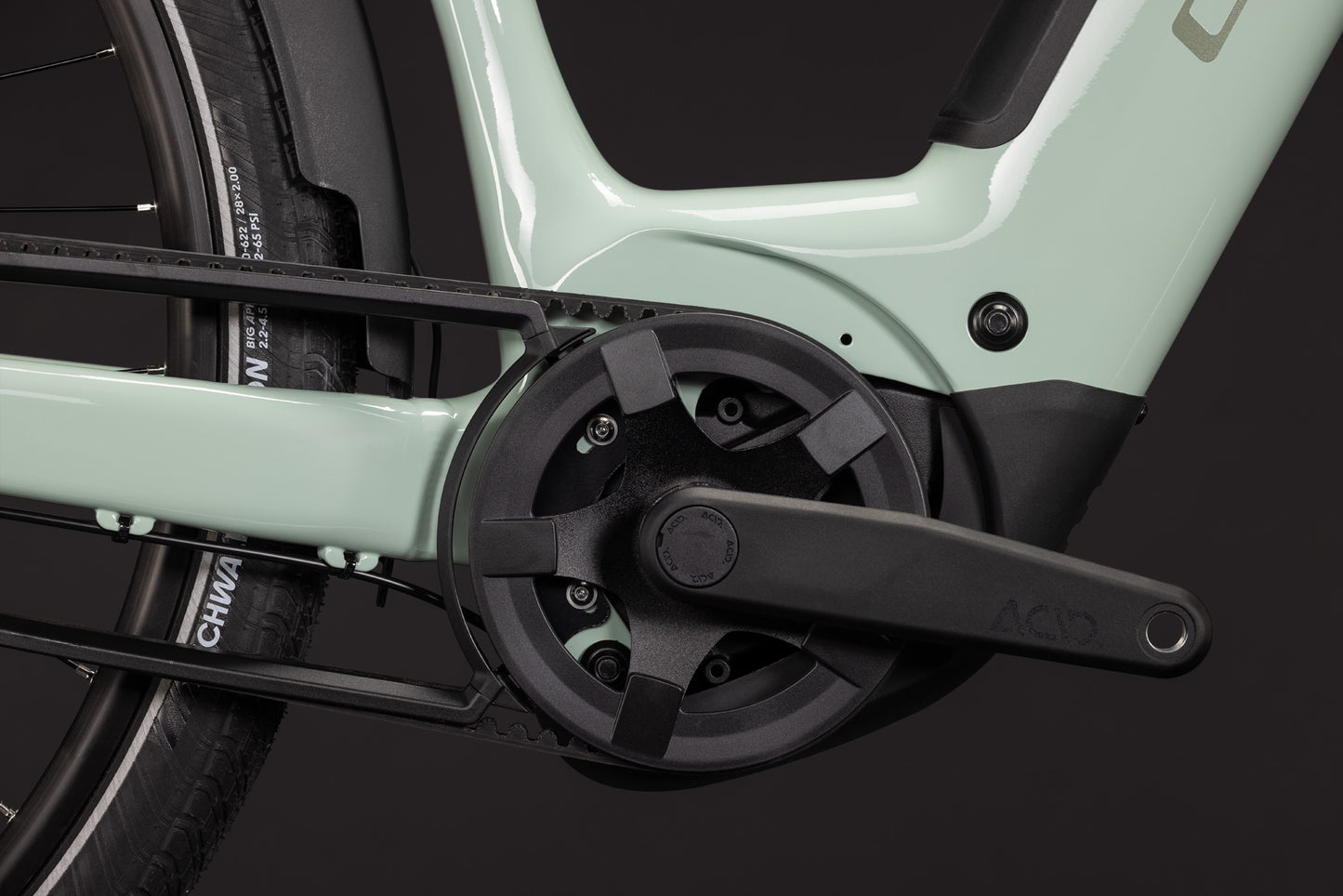 CUBE Supreme Hybrid Deluxe ONE 600 Easy Entry E-Cityrad 2027, Rahmendetail