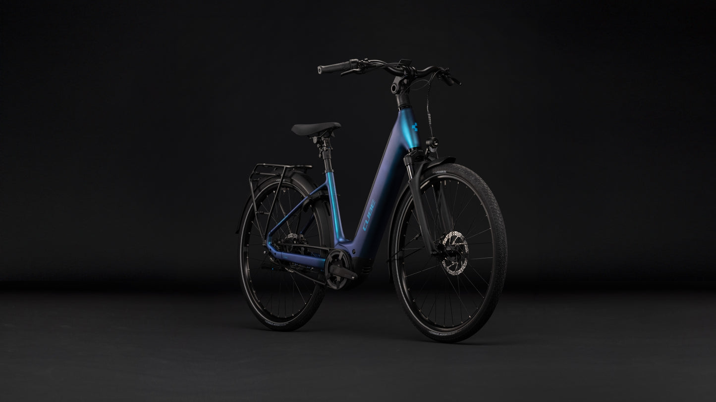 CUBE Supreme Hybrid Deluxe Pro 600 Easy Entry E-Cityrad 2027, Detailansicht