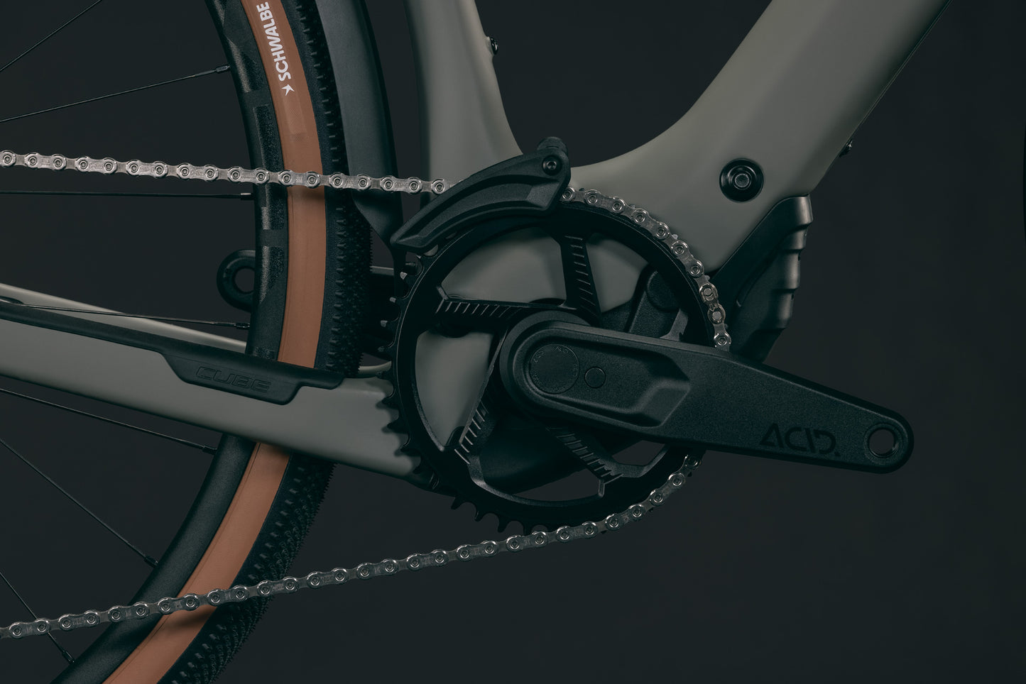CUBE Nuroad Hybrid C:62 Race 400x FE E-Gravelbike 2027, Rahmendetail