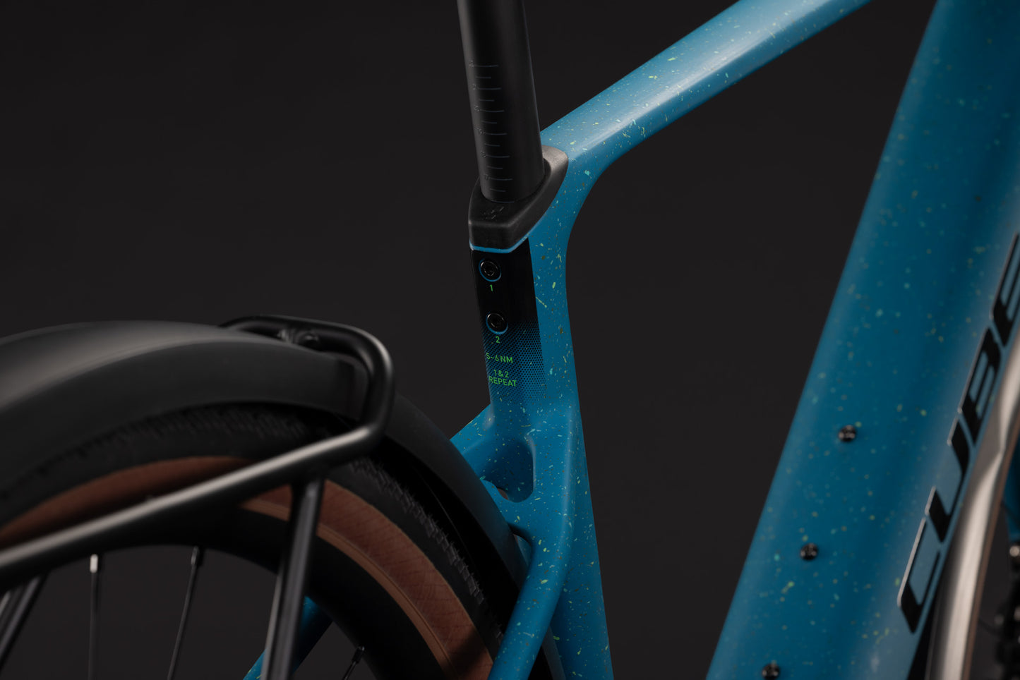 CUBE Nuroad Hybrid C:62 EXC 400x FE E-Gravelbike 2027, Rahmendetail