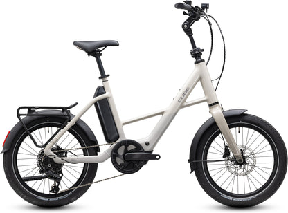 CUBE Compact Hybrid 540 E-Kompaktrad 2027 in cotton und reflex, Seitenansicht