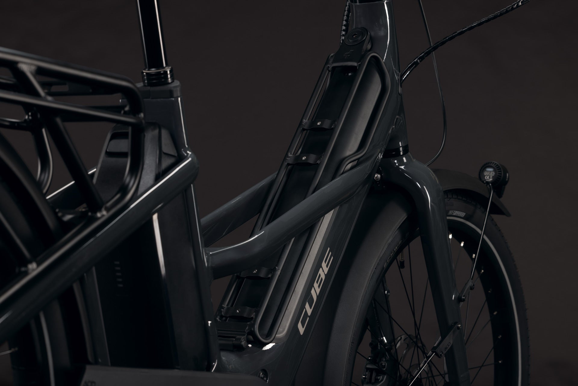 CUBE Longtail Hybrid Deluxe 800 E-Lastenrad 2027, Cockpit und Lenker