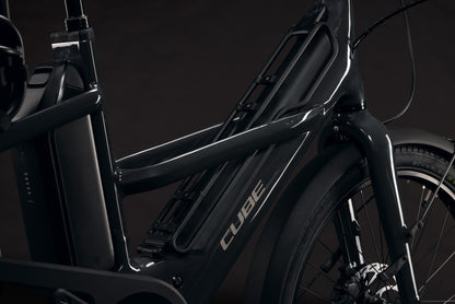 CUBE Longtail Hybrid Deluxe Family 800 E-Lastenrad 2027, Cockpit und Lenker
