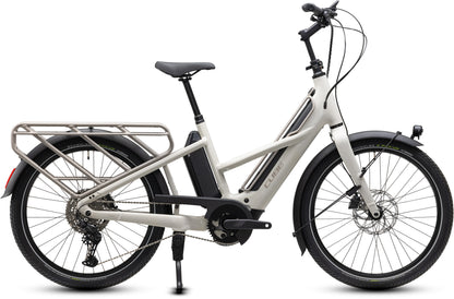 CUBE Longtail Hybrid 800 E-Lastenrad 2027 in greybeige und grey, Seitenansicht