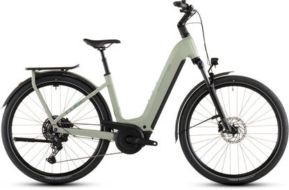 Produktbild: Cube Kathmandu Hybrid ONE 800 pea´n´green, Seitenansicht (weißer Hintergrund)
