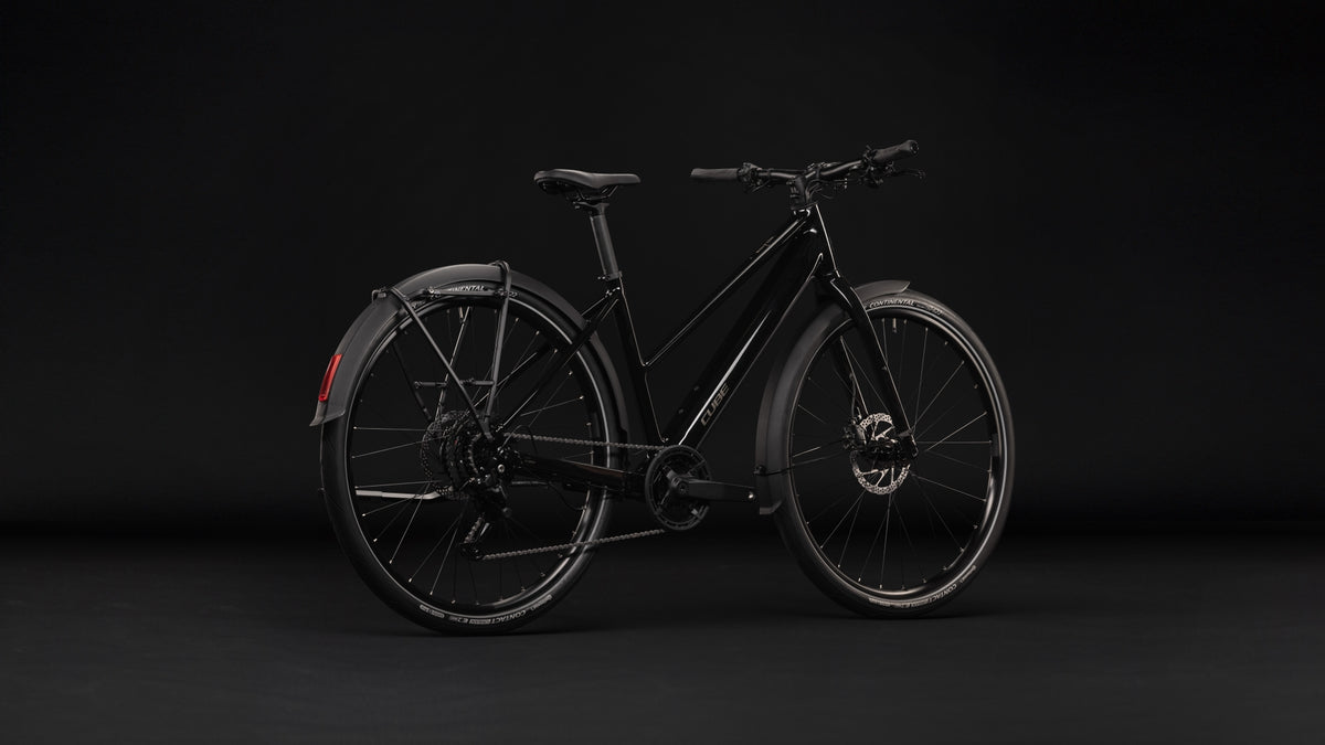 CUBE Editor Hybrid ONE 360 FE Trapeze E-Cityrad 2027, Detailansicht
