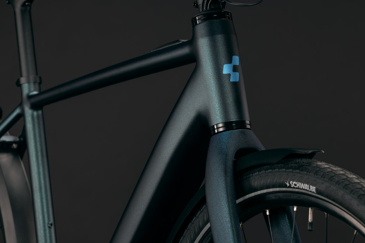 CUBE Editor Hybrid SLX 400x FE E-Cityrad 2027, Laufrad und Reifen