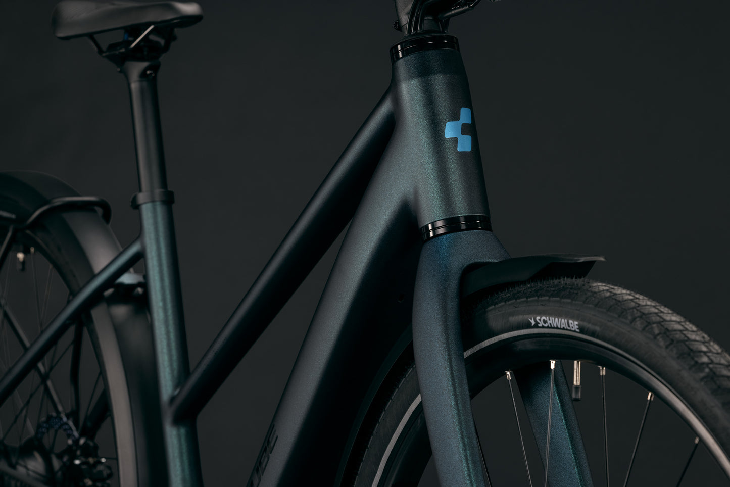 CUBE Editor Hybrid SLX 400x FE Trapeze E-Cityrad 2027, Laufrad und Reifen
