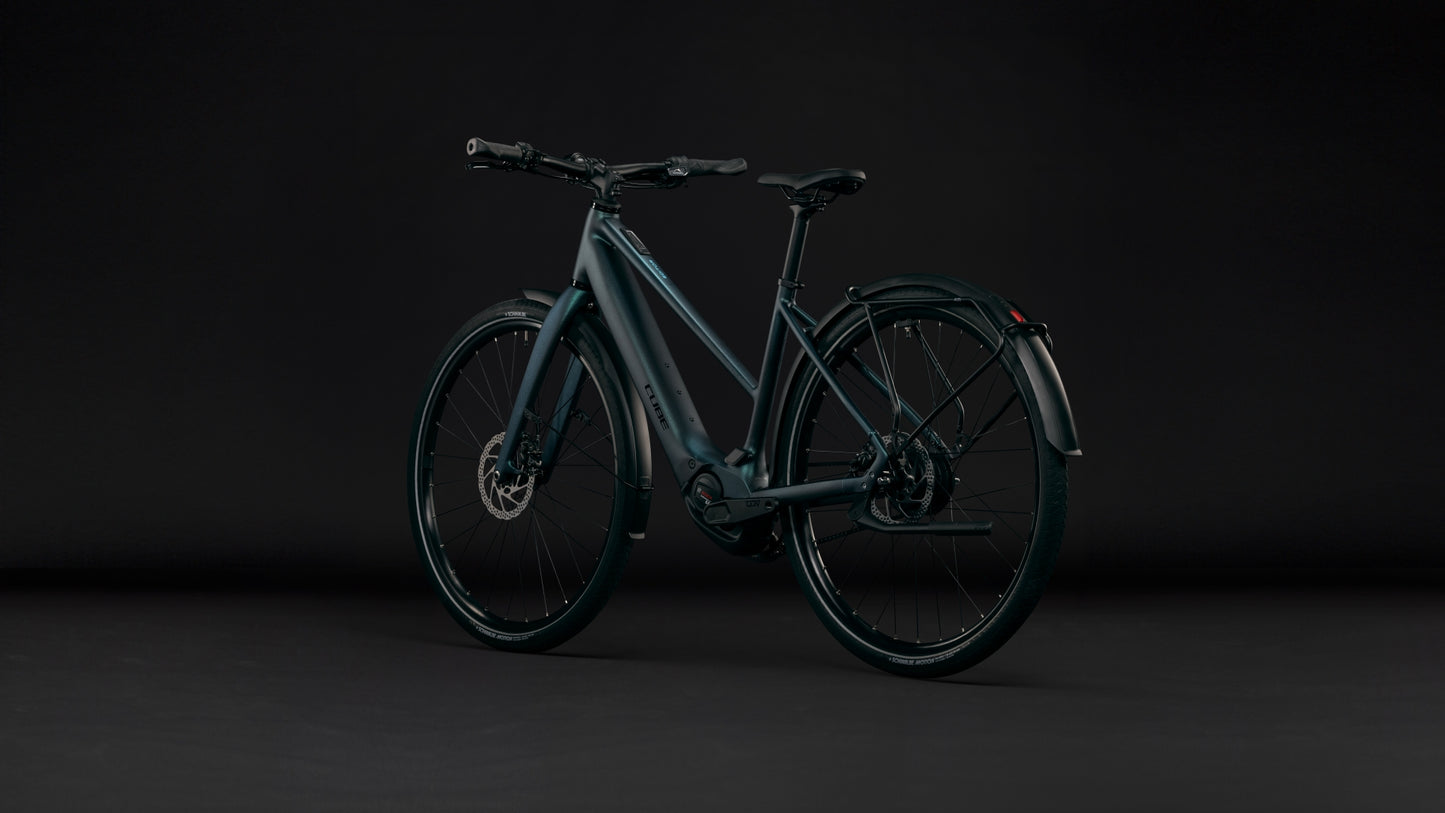 CUBE Editor Hybrid SLX 400x FE Trapeze E-Cityrad 2027, Detailansicht 10