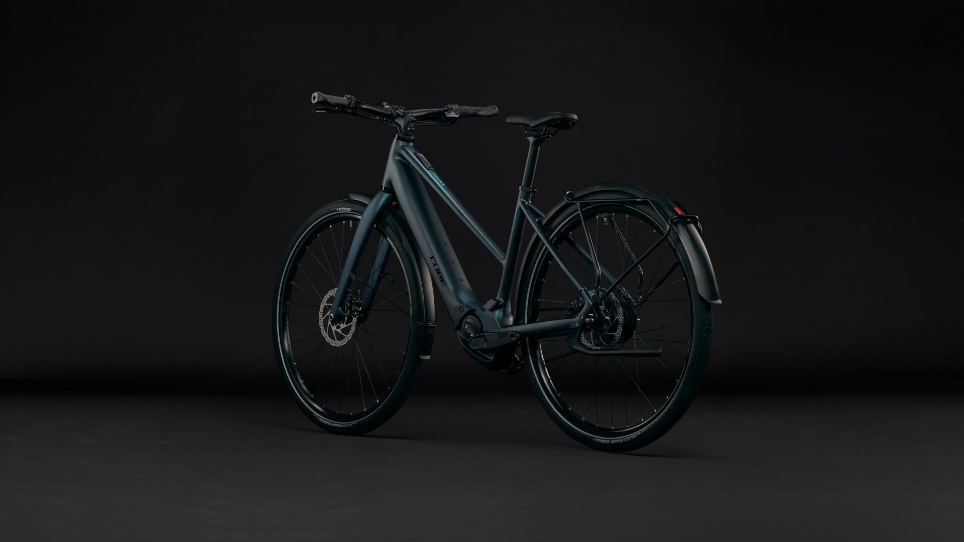 CUBE Editor Hybrid SLX 400x FE Trapeze E-Cityrad 2027, Detailansicht 10