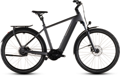 Produktbild: Cube Kathmandu Hybrid Comfort Pro 800 slabgrey´n´black, Seitenansicht (weißer Hintergrund)