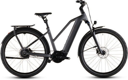 Produktbild: Cube Kathmandu Hybrid Comfort Pro 800 slabgrey´n´black, Seitenansicht (weißer Hintergrund)