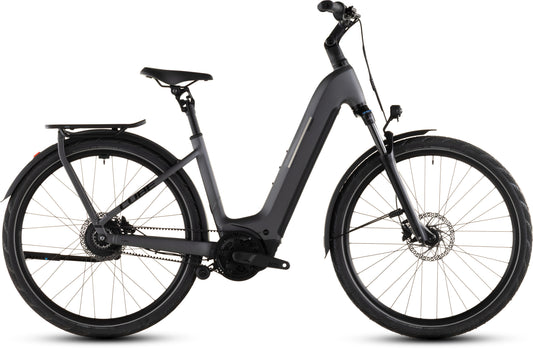 Produktbild: Cube Kathmandu Hybrid Comfort Pro 800 slabgrey´n´black, Seitenansicht (weißer Hintergrund)