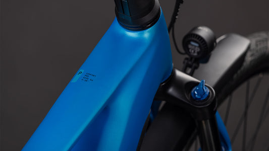 Produktbild: Cube Kathmandu Hybrid Comfort Pro 800 azure´n´black, Detailaufnahme 01
