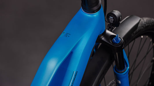 Produktbild: Cube Kathmandu Hybrid Comfort Pro 800 azure´n´black, Detailaufnahme 01