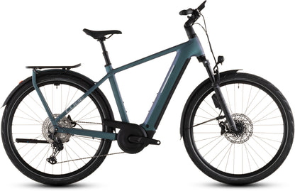 Produktbild: Cube Kathmandu Hybrid EXC 800 smaragdgrey´n´prism, Seitenansicht (weißer Hintergrund)