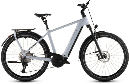 Produktbild: Cube Kathmandu Hybrid SLX 800 foggrey´n´grey, Seitenansicht (weißer Hintergrund)
