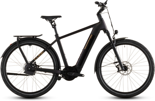 Produktbild: Cube Kathmandu Hybrid Comfort SLX 800 solareclipse´n´gold, Seitenansicht (weißer Hintergrund)