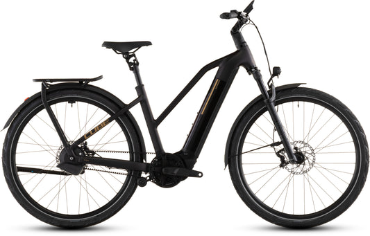 Produktbild: Cube Kathmandu Hybrid Comfort SLX 800 solareclipse´n´gold, Seitenansicht (weißer Hintergrund)