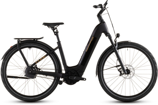 Produktbild: Cube Kathmandu Hybrid Comfort SLX 800 solareclipse´n´gold, Seitenansicht (weißer Hintergrund)