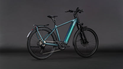 Produktbild: Cube Kathmandu Hybrid SLT 800 duskwood´n´goblin, Schrägansicht (schwarzer Hintergrund)
