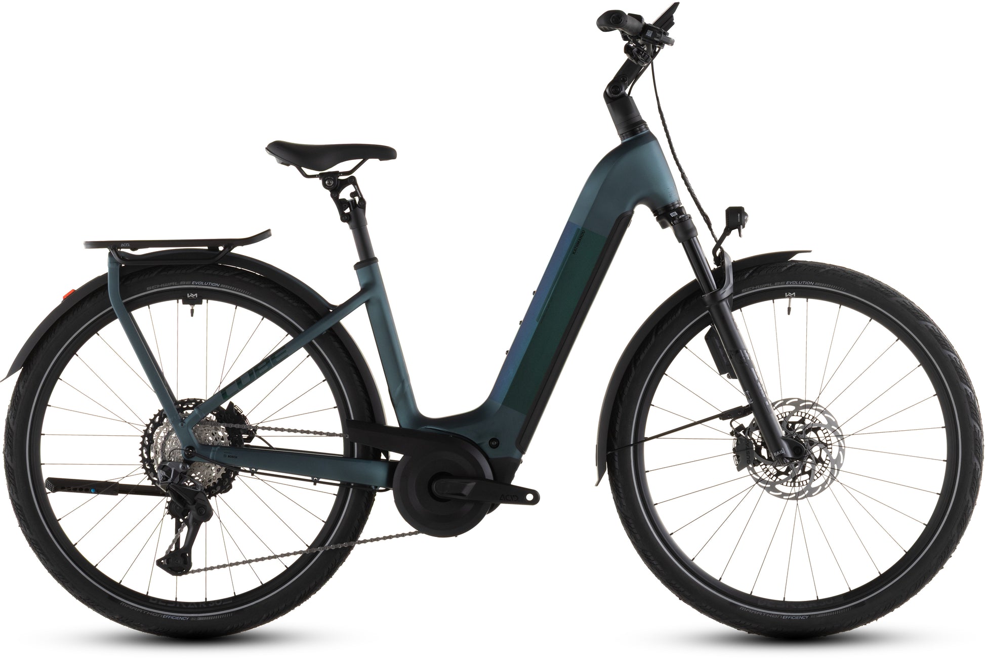Produktbild: Cube Kathmandu Hybrid SLT 800 duskwood´n´goblin, Seitenansicht (weißer Hintergrund)