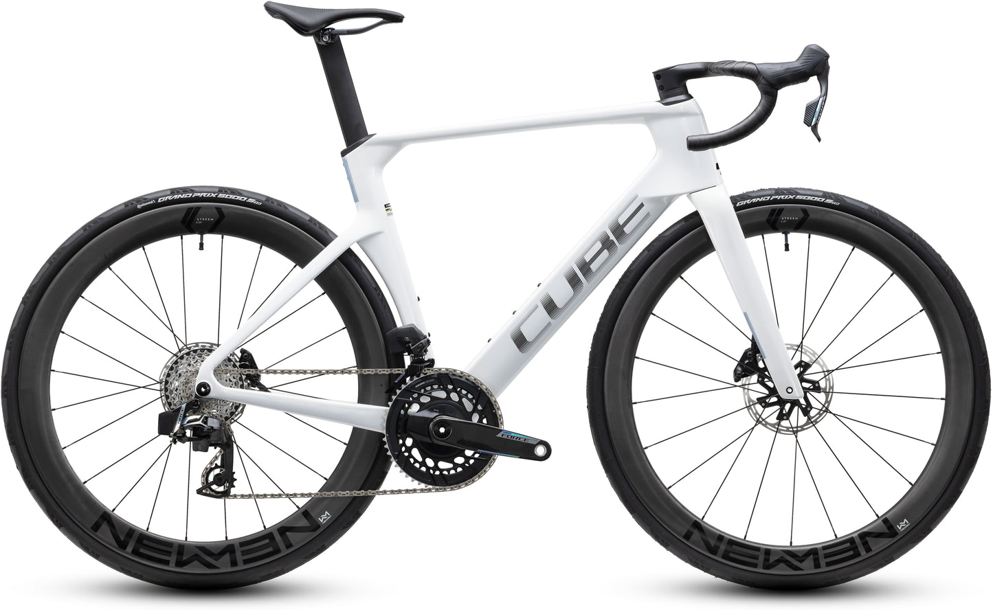 CUBE Litening Aero C:68X Pro Rennrad 2027 in chalky und black, Seitenansicht