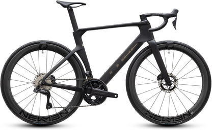 CUBE Litening Aero C:68X Race Rennrad 2027 in carbon und chrome, Seitenansicht