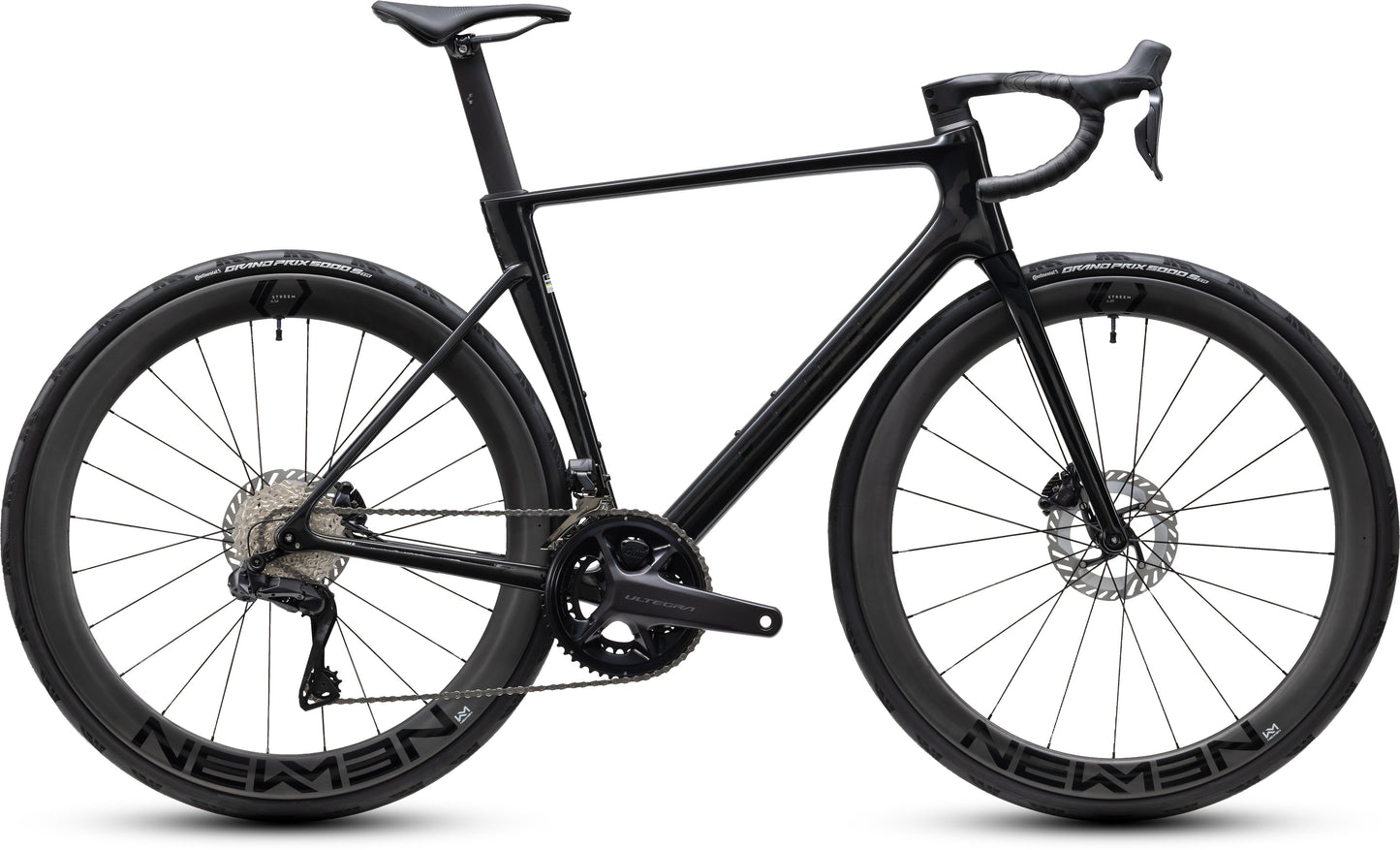 CUBE Litening Air C:68X Race Rennrad 2027 in blackpearl und black, Seitenansicht