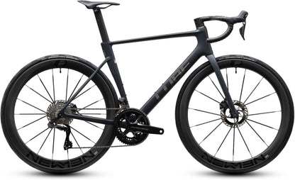 CUBE Litening Air C:68X SLT Rennrad 2027 in halogrey und prizm, Seitenansicht