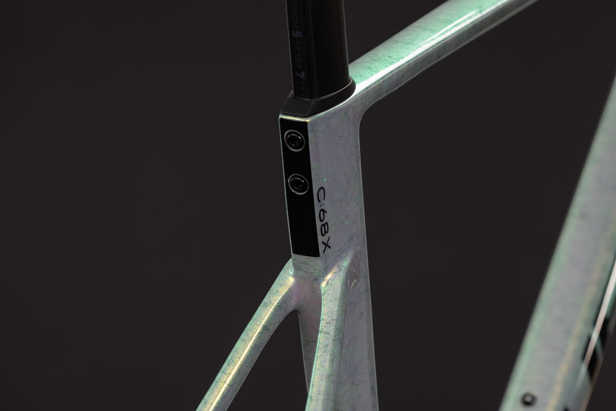 CUBE Litening Air C:68X Frameset Rahmenset 2027, Sattel und Sitzposition