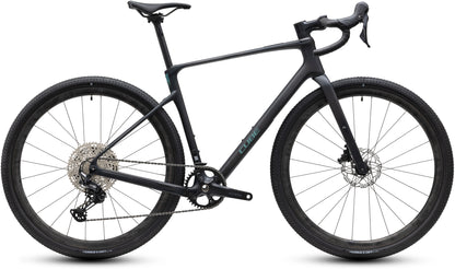 CUBE Nuroad C:62 ONE Gravelbike 2027 in carbon und shiftverde, Seitenansicht