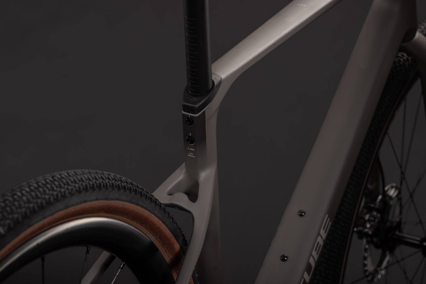 CUBE Nuroad C:62 Pro Gravelbike 2027, Rahmendetail
