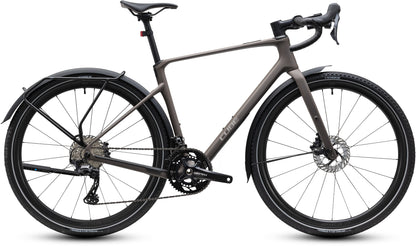 CUBE Nuroad C:62 Pro FE Gravelbike 2027 in cedar und stone, Seitenansicht