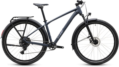 CUBE Aim ONE FE Mountainbike Hardtail 2027 in mole und prism, Seitenansicht