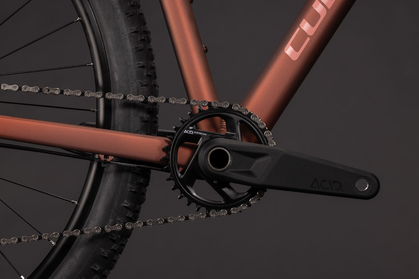 CUBE Aim SLX Mountainbike Hardtail 2027, Sattel und Sitzposition