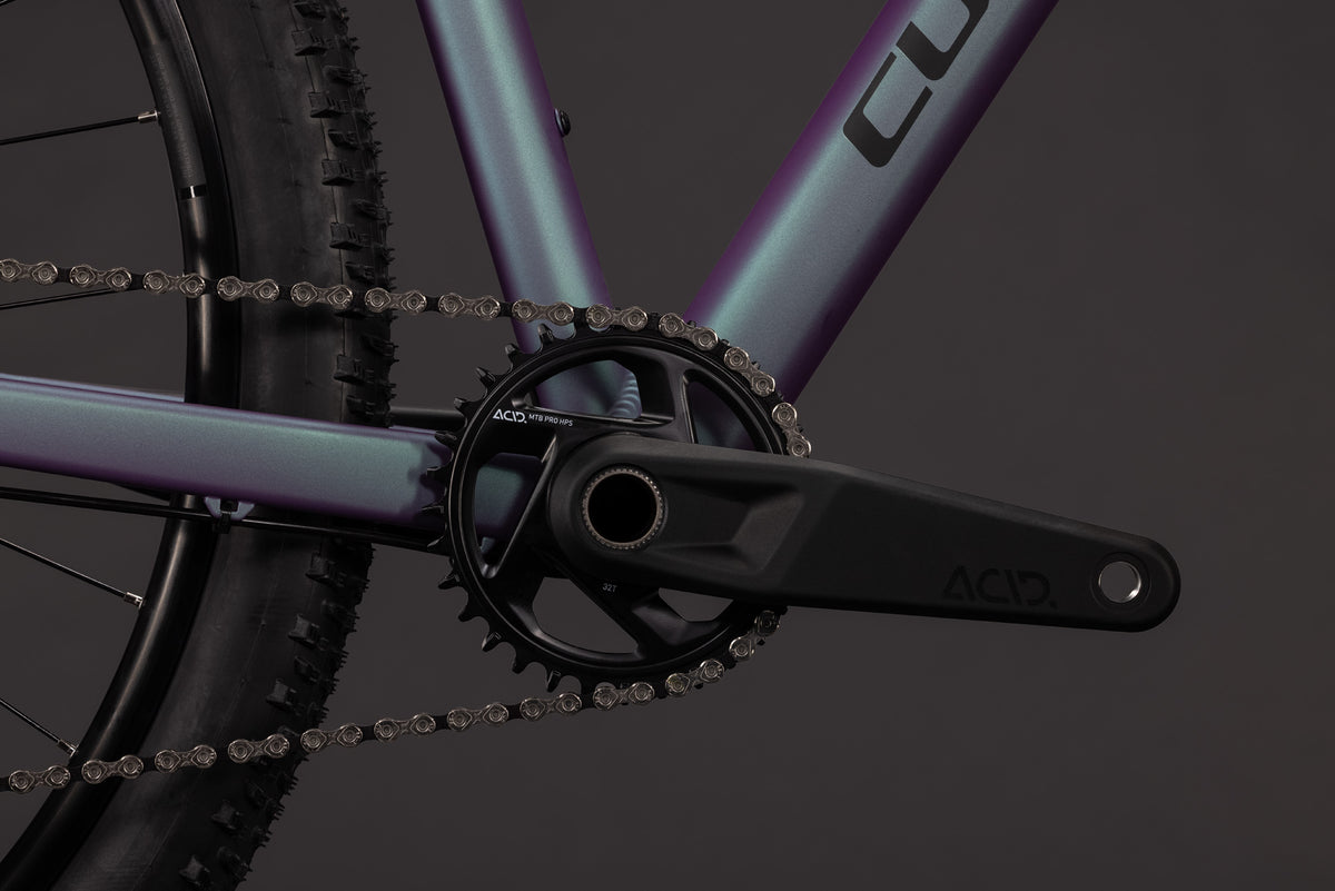 CUBE Aim SLT Mountainbike Hardtail 2027, Sattel und Sitzposition