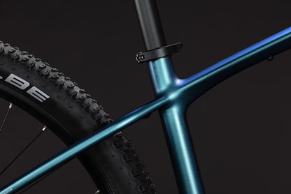 CUBE Reaction Pro Mountainbike Hardtail 2027, Sattel und Sitzposition