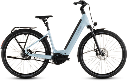 Produktbild: Cube Supreme RT Hybrid Deluxe EX 600 airygreen´n´prism, Seitenansicht (weißer Hintergrund)