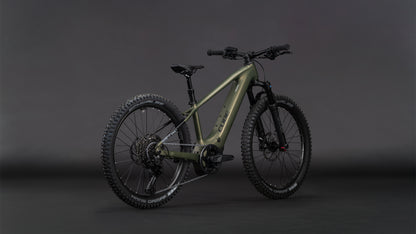 Produktbild: Cube Acid 240 Hybrid Rookie SLX 400X reedgreen´n´matrix, Schrägansicht (schwarzer Hintergrund)